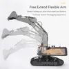 Electric/RC Car Wireless Remote Control Vehicle Huina 592 Remote Control Alloy Excavator 22 Channel Engineering Vehicle Excavator Large Excavator Childl2404