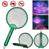 Zappers 3 en 1 Mosquito Mosquito Racket Mosquito Killer lampe USB Mosquito Mosquito Mosquito Fly Swatter Lampe répulsive