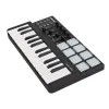 Teclados mundos panda mini portátil mini 25key teclado USB controlador midi e bateria de bateria de teclado midi instrumentos musicais