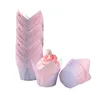 Party Supplies Gradientenfarbe Muffin Cupcake Liner Backbecher Einweg -Wrapper für Geburtstag Babyparty Hochzeitsdekoration