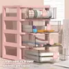 Lagringslådor 1/2/3/4 Tier Makeup Organizer Box med lådor Stora kapacitet Organisator Maquillaje Space Savers