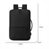 Backpack 2024 Men's High Capacity Business USB Charging For 15.6 Inches Laptops Bags Water Proofing Bag Casual Rucksack