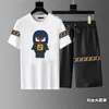 Designers de luxo Men's Tracksuits Sports Shorts Camisetas Conjunto de Moda Polo Ruaco Jogador de Casos de Casos de Summer Cousel Suits Sportswear 3322
