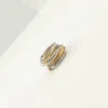 hot sale new designer Halley Gemini Band Rings Spinelli Kilcollin brand New luxury Industrial wind jewelry gold 925 sterling silver multiple ring Mother Day gift