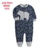 Rompers Baby Sutwear Zipper Wool Nowonarodzona dziewczyna kombinezon ciepłe zimowe bieliznę Zestaw męskiej ciężarówki ubrania dziecięce 24f