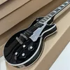 Chińska gitara elektryczna mahoniowe korpus czarny kolor rise z podstrunnicy Chrome Sprzęt Tune-o-Matic Bridge Darmowa wysyłka torba projektantów