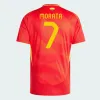 24 Euro Spains voetbaltruien Pedri Gavi Lamine Yamal Morata Carvajal Olmo Asensio Ferran Rodrigo Cucurella Jersey 24 25 Spaanse mannen Kit voetbalshirt Fan speler