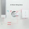 Hem 110 st Sonoff Dual R3/Dual R3 Lite WiFi Mini Switch med Power Metering 2 Gang Dual Relay Module Control via Alexa Google Home