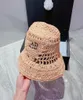 Designer Women Bucket Hats Hand Made Knitted Hat Outdoor Dress Sun Prevent Bonnet Beanie Cappelli Firmati Baseball Caps 4 Style 224813962