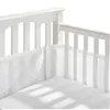 2st/Set Baby Mesh Crib Bumper Liner Breattable Summer Spädbarn Bäddar Bumpers Born Cot Bed Around Protector 240422