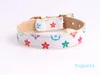 Colors Dog Collars Classic Print Designer Pet Leashes Indoor Outdoor Durable Collar Leash Set