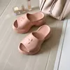 SMFK Designer Luxury Slippers One line Thick Sole Slippers Soft Comfortable and Fashionable Women Beach Tourism and Vacation Sandals