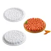 Moulds Meibum Round Bubble Cake Molds Mousse Silicone Moulds Stainless Steel Tart Ring Dessert Baking Tools Party Pastry Bakeware Set