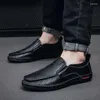 Calçados casuais marca moda masculina mocassins adultos de alta qualidade que dirigem calçados masculinos