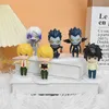 アニメマンガ6ピース/卸売デスノート番号Ryuk Rem Yagami L Lawliet Q Edition Collectible Decorative Toy PVC Action Model Childrens Doll2404