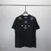 Herren-T-Shirts Designer 2024 Frühlings-/Sommer Neuer lässiger runder Hals kurzärmeliges T-Shirt mit Punktbriefendruck und vielseitig JNI7