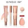 Stelt o.two.o 4pcs make -up set fundering crème SPF 30 PA+ waterdichte brandende concealer gezicht primer make -up basetics cosmetica