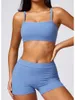 Conjuntos ativos conjunto de ioga feminino de alta intensidade de secagem rápida shorts de sutiã de sutiã Leggings Fitness Two Piece Suit Gym Exercício Roupas de exercícios