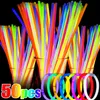 Party Glow Sticks Toys Fluorescence Light Glow in the Dark Bright Armband Colorful Glowing Stick Birthday Party Live Concerts 240422