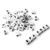 10pcs 12mm Baby Silikon Buchstaben Perlen Schnuller Alphabet BPA kostenlos kaute Zahnen Zähnen Pflege Duschgeschenke 240420