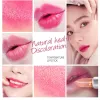 Rossetti di rossetto per rossetto gelatina di gelatina di gelatina di rossetto Temperatura colorato labbro 6pcs blam trasparente rosa modificato U0q5 all'ingrosso