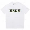 msgm maglietta maglietta camicie designer per uomo 100 cotone man stampato 3d vestito da uomo mag