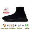 Speeds Socks Runners Buty Designber Sneakers Mężczyźni buty Kobiety koronkowe wsuwane potrójne trener White Runner Black Pink 1.0 Graffiti Knit Platform But 36-45