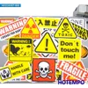 Tattoo Transfer 20/30/50Pieces Caution Tip Decals Stop Warning Danger Signs Funny Stickers for Motorcycle Car Bike Luggage Laptop Helmet Sticker 240427