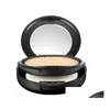 Face Powder Makeup NC NW Couleurs pressées avec Puff 15g Brand de beauté Brand de beauté Cosmetics Powders Foundation Drop Livrot Health Dhvug