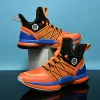 Boots TopFight DB Wukong Orange High Top Basketball Shoes for Men Women Wearable Gym Nonslip Training Sports Shoes Kids Cushion Boots