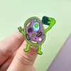 Brooches Harong Cell Nucleus Enamel Pin Cute Selfie Lapel Brooch Science Badge For Biologist Experimenter Friends Gift