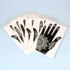 CC20 Tattoo Transfert Tattoo Tattoo Pochy Hand Henna DIY CORPS ART Sticker Modèle de mariage Tool Professional India Decal Flower Flower Pochch 240427