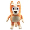 Cartoon Bluey Puppy Farged Toy Kids Backpack jeu jeu jeu Play