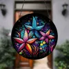 Decorações 1pc, Garden Sunscatchers para decoração de parede da janela da casa, árvore da vida/mandala/margarida/girassol pingente de decoração de janelas criativas