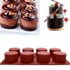 Moulds Cake Mold Soap Mold Round Flexible Silicone Cookie Cake Pastry Baking Round Jelly Pudding Mould Candy Chocolate Mould