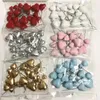 Party Supplies Cake Topper 20st Gold Silver Heart Happy Birthday Diy Cupcake Flag Wedding Christmas Ball Decor Dekoration