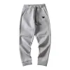 Calça de pista de homem Joggers Sport Sport Treso Sweater com Budge