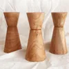 Candlers Wood Retro Holder Décoration de mariage Candelabra Table Européenne Cande de maison Decor Home Menorah Lantern 15YX