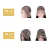 Parrucche sintetiche 613 parrucca anteriore in pizzo colore dei capelli umani miele 13x4 13x6 osso trasparente ad alta definizione dritta q240427