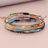 Bracelet de graine GO2boho perlé adapté aux femmes Boho Pulseras Muji Designer coloré amitié ajusté de bijoux ajusté accessoires Y2K