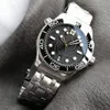 Vs Factory Wysokiej jakości zegarek 210.22.42.20.01.004 Zegarek Fine Stal Case Pasek Czarna ceramiczna ramka spiralna czarna tarcza 8800 Automatyczny ruch mechaniczny 42 mm