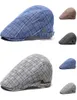 MEN039S BERETS NEWSBOY GOLF PLAID BERET IRISH HATS NEWSBOY MEN CABBIE DRIVING FLAT CAPS NEWLY STREETWEARカジュアルautumn9061708