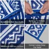 Carpets Outdoor Patio Rug Moist-proof Durable Yard Floor Mats Folding Portable RV Camping Picnic Mat Reversible Home Garden Carpet