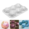 Moulds 6 Hole Silicone Donut Mold Flower Ball Baking Pan NonStick Baking Pastry Chocolate Cake Dessert Tool Bagels Muffins Donut Maker