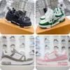 Louisvutton Schuhe Skate Sneakers Designer lässige Schuhe Männer Frauen Modeschuhe Mesh Ablaut Sneaker-Plattform Virgil Maxi Schnüre-up-Trainerin Schuhe Outdoor Schuhe