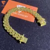 14 mm Cuban Link Chain Mens e Womens Gold Abbigliamento in lega grossolana in lega di Miami Cuban Bracciale