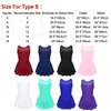 Kids Girls Mesh Splice Rhinestone Figure Ice Skating Dress Ballet Dance Pase Performance Dance Costumes 240412