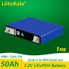 1-2PCS Liitokala 3.2V 100AH 105AH 30AH 50AH LIFEPO4 BATTERING 12V 24V 48V Elektrische RV Golfauto Outdoor Solar Energy Oplaadbaar