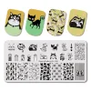 Konst BeautyBigbang Dogs Cats tema nagelstämplar plattor Diy Söt djur nagelkonst stämpel mall bildplattor manikyr nagelkonstverktyg