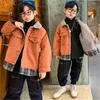 Giù per il cappotto invernale invernale bambini ragazzi per jeans calda giacca teen kid parka abbigliamento per neonati di abbigliamento a vento navigatrice na411